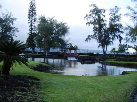 Liliuokalani Park Ponds Hilo, Hawaii